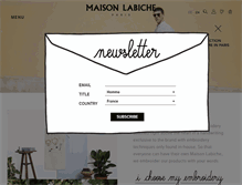 Tablet Screenshot of maisonlabiche.com